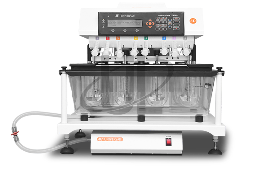 Dissolution Tester 8stn with Manual Syringe System - ULD-80